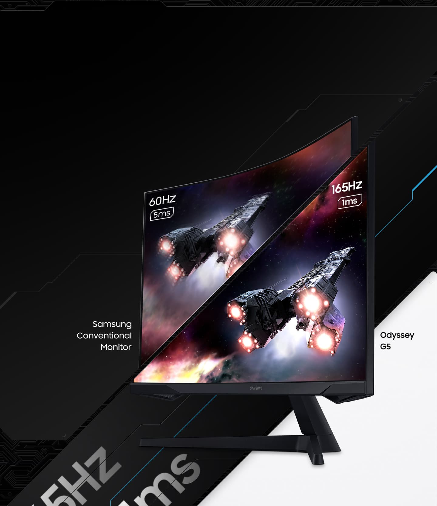 Écran incurvé Samsung Odyssey G5 32 pouces S32CG552EU – Image 4