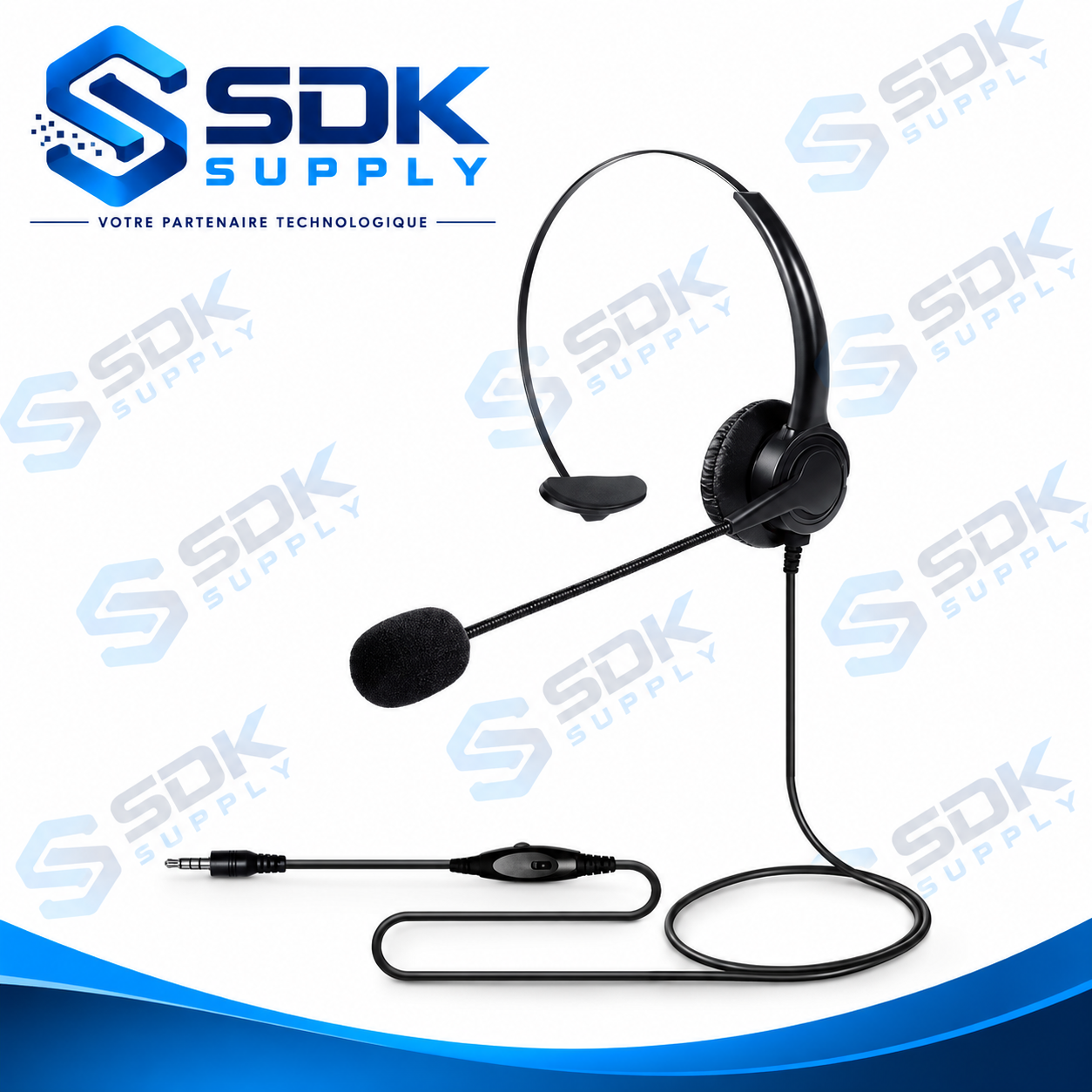 Casque-micro HD-S3035 support