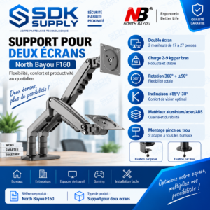 Support double écran North Bayou F160