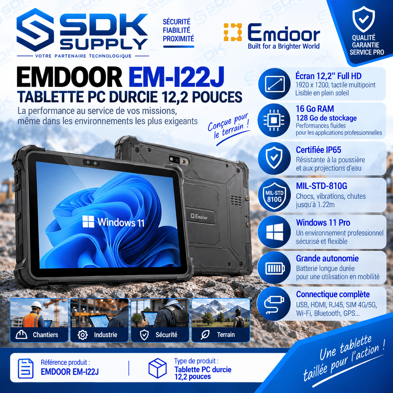 Tablette PC durcie
