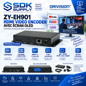 Encodeur HDMI H.265 ZY-EH901