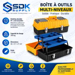 Boîte à outils en PVC