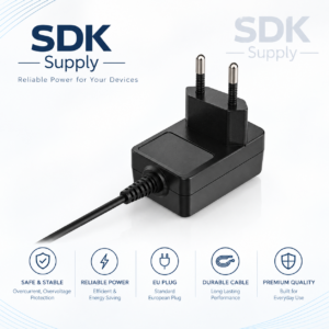 Adaptateur secteur européen DC 12 V / 1 A