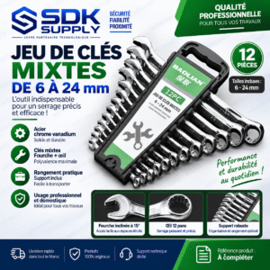 Jeu de clés mixtes de 6 à 24 mm