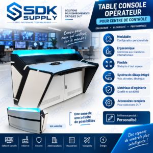 Console Opérateur Modulable pour centre de contrôle 24/7