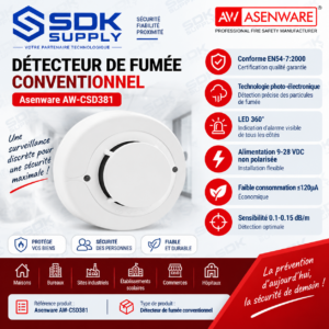 Détecteur de fumée conventionnel