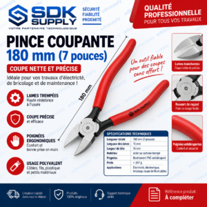 Pince coupante 180 mm