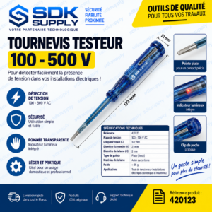 Tournevis testeur 100-500 V