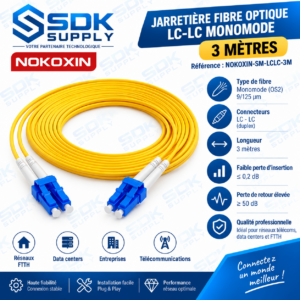 Jarretière fibre monomode LC-LC 3 m