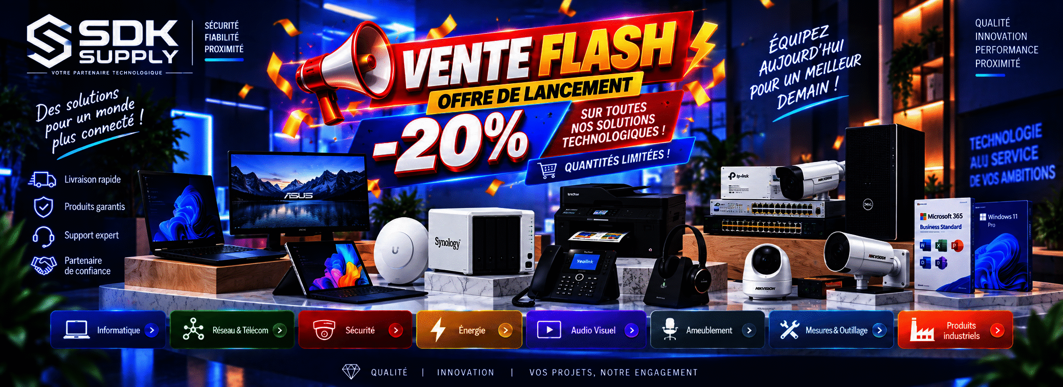 Vente flash - Offre de lancement -20%
